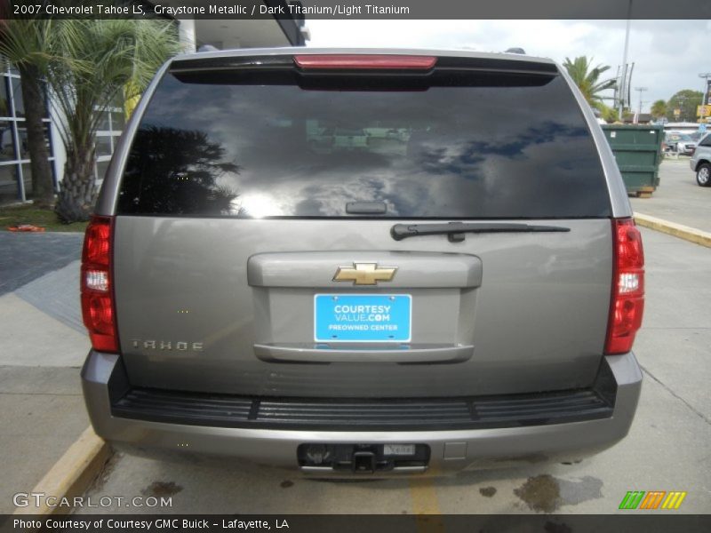 Graystone Metallic / Dark Titanium/Light Titanium 2007 Chevrolet Tahoe LS