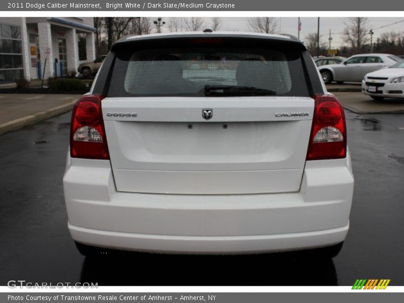 Bright White / Dark Slate/Medium Graystone 2011 Dodge Caliber Mainstreet