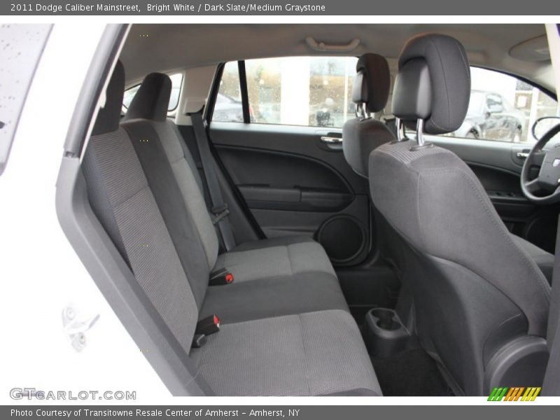 Bright White / Dark Slate/Medium Graystone 2011 Dodge Caliber Mainstreet