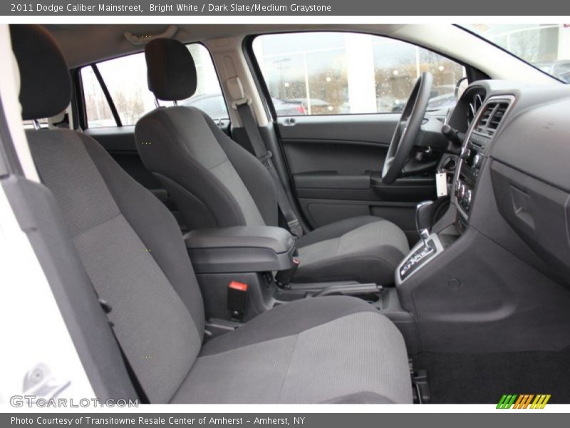 Bright White / Dark Slate/Medium Graystone 2011 Dodge Caliber Mainstreet