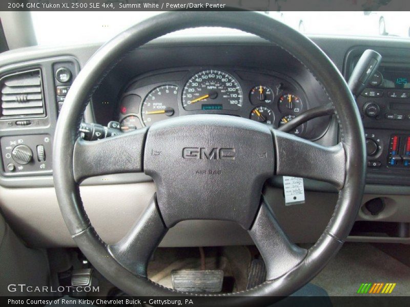 Summit White / Pewter/Dark Pewter 2004 GMC Yukon XL 2500 SLE 4x4