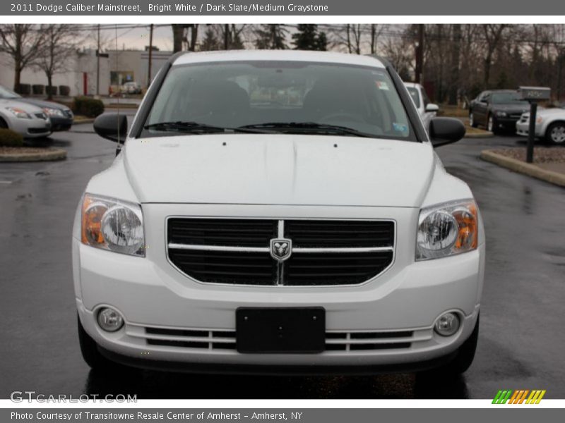 Bright White / Dark Slate/Medium Graystone 2011 Dodge Caliber Mainstreet