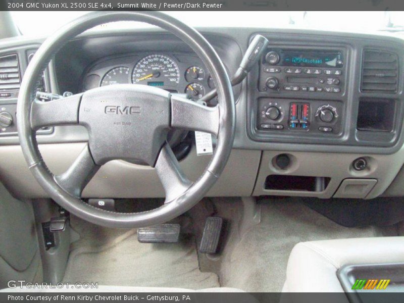 Summit White / Pewter/Dark Pewter 2004 GMC Yukon XL 2500 SLE 4x4