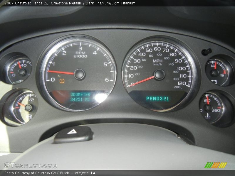 Graystone Metallic / Dark Titanium/Light Titanium 2007 Chevrolet Tahoe LS