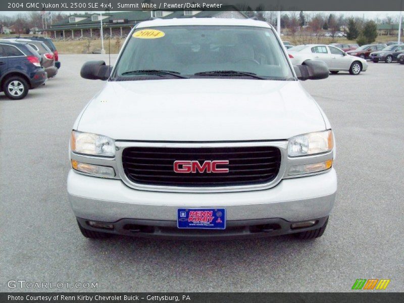Summit White / Pewter/Dark Pewter 2004 GMC Yukon XL 2500 SLE 4x4