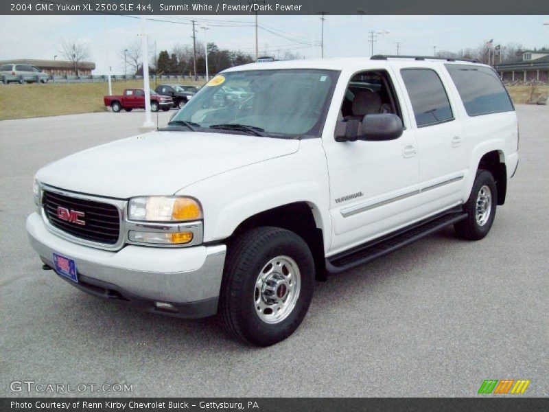 Summit White / Pewter/Dark Pewter 2004 GMC Yukon XL 2500 SLE 4x4