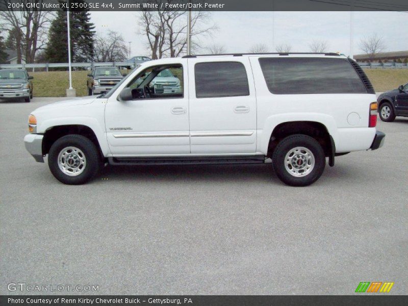 Summit White / Pewter/Dark Pewter 2004 GMC Yukon XL 2500 SLE 4x4
