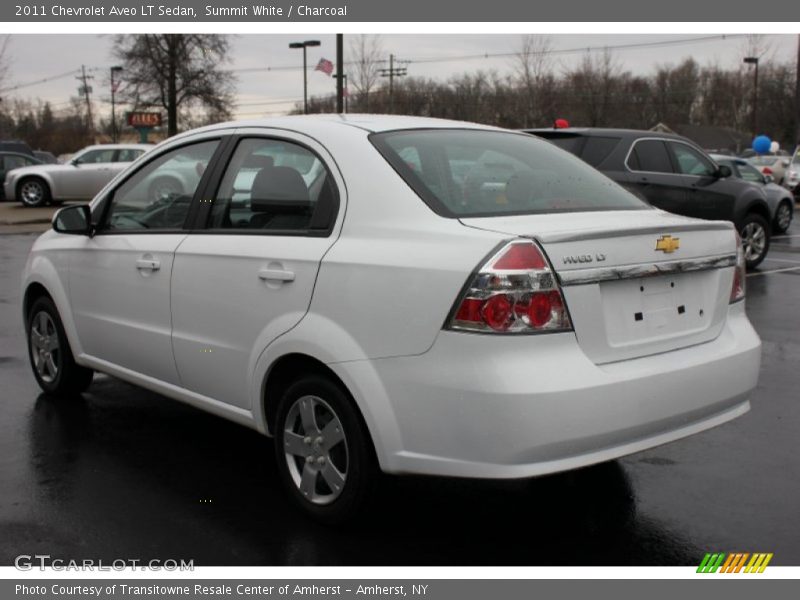 Summit White / Charcoal 2011 Chevrolet Aveo LT Sedan