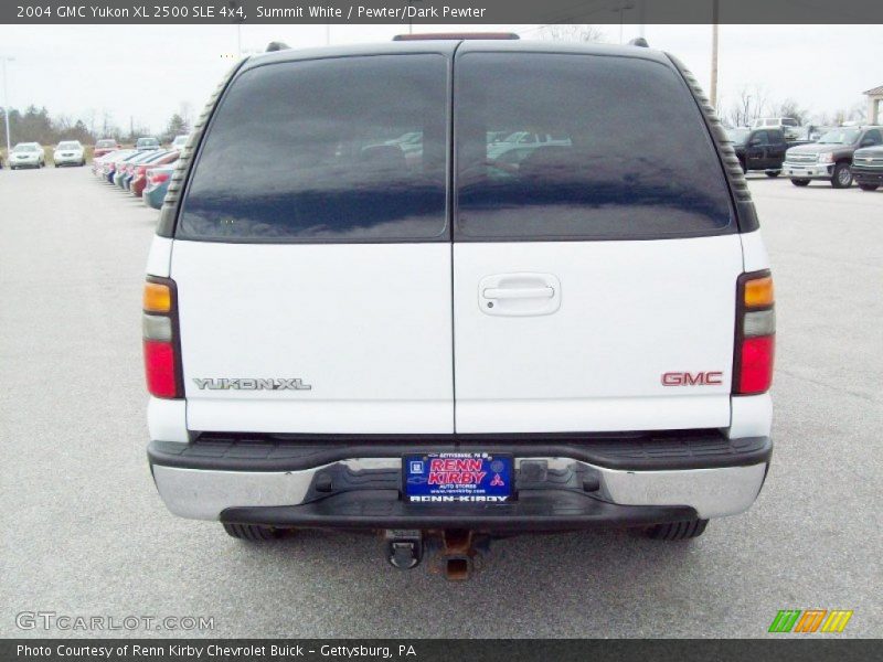 Summit White / Pewter/Dark Pewter 2004 GMC Yukon XL 2500 SLE 4x4