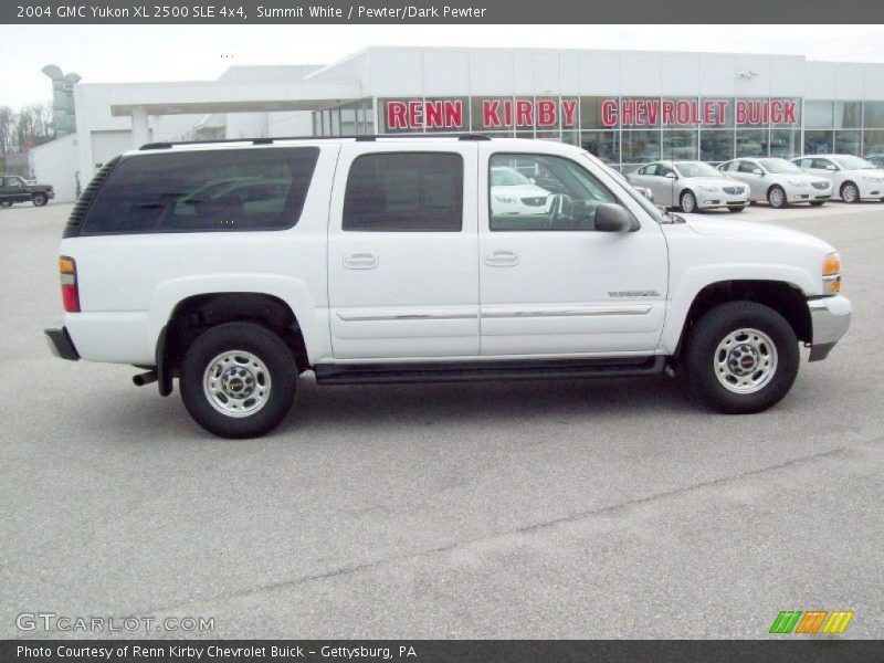Summit White / Pewter/Dark Pewter 2004 GMC Yukon XL 2500 SLE 4x4