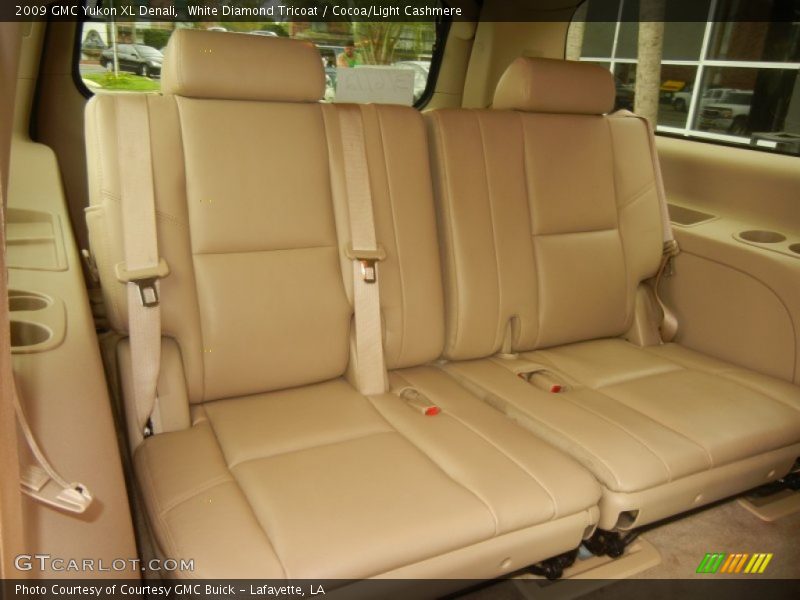 White Diamond Tricoat / Cocoa/Light Cashmere 2009 GMC Yukon XL Denali