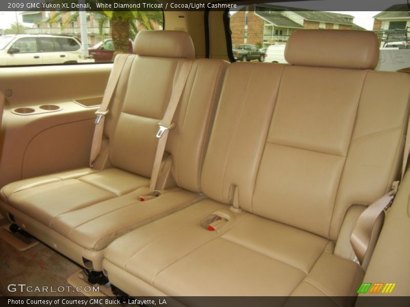 White Diamond Tricoat / Cocoa/Light Cashmere 2009 GMC Yukon XL Denali