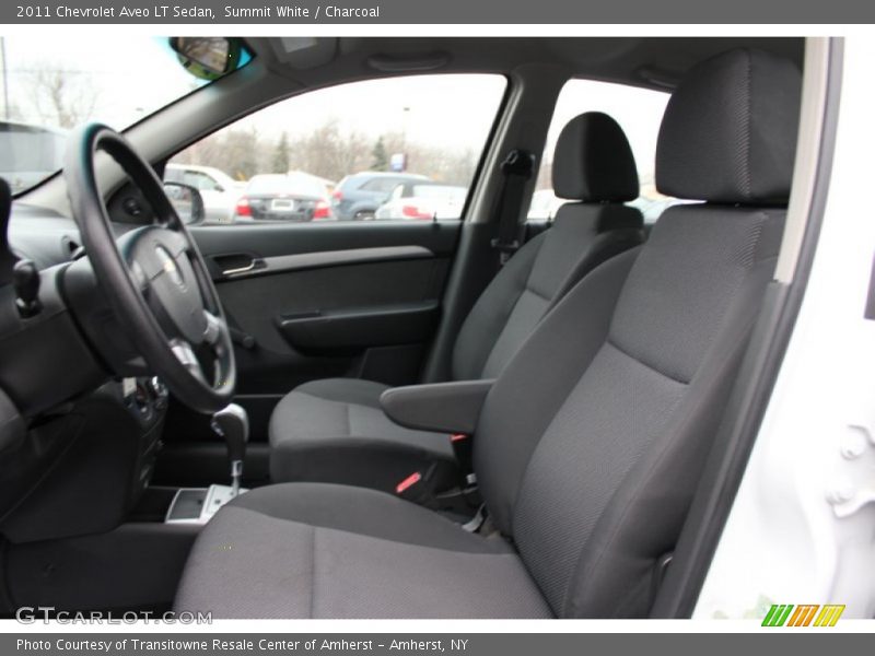 Summit White / Charcoal 2011 Chevrolet Aveo LT Sedan