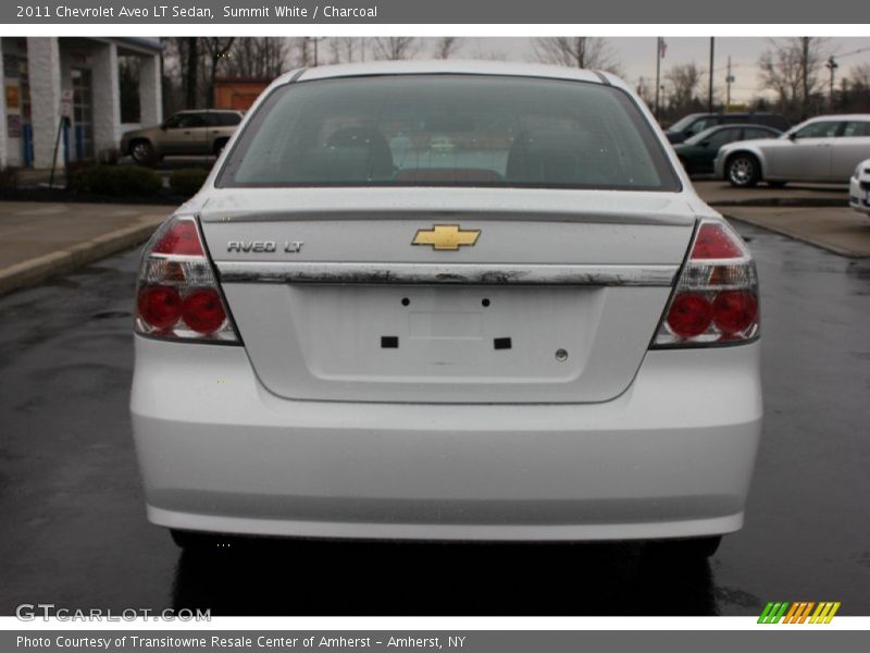 Summit White / Charcoal 2011 Chevrolet Aveo LT Sedan
