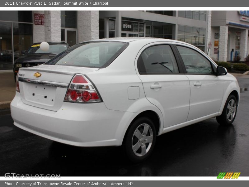 Summit White / Charcoal 2011 Chevrolet Aveo LT Sedan