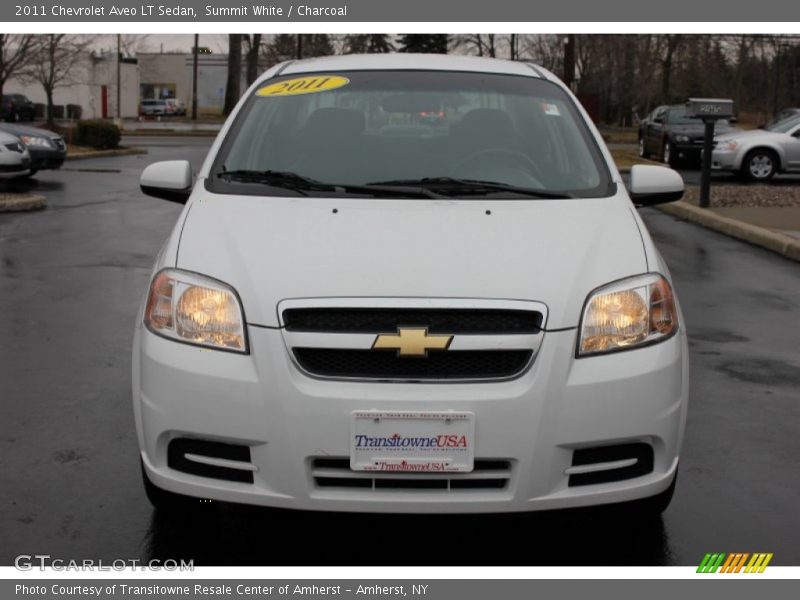 Summit White / Charcoal 2011 Chevrolet Aveo LT Sedan