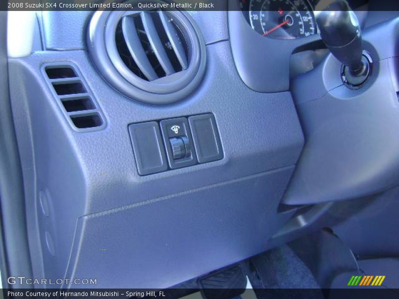 Quicksilver Metallic / Black 2008 Suzuki SX4 Crossover Limited Edition