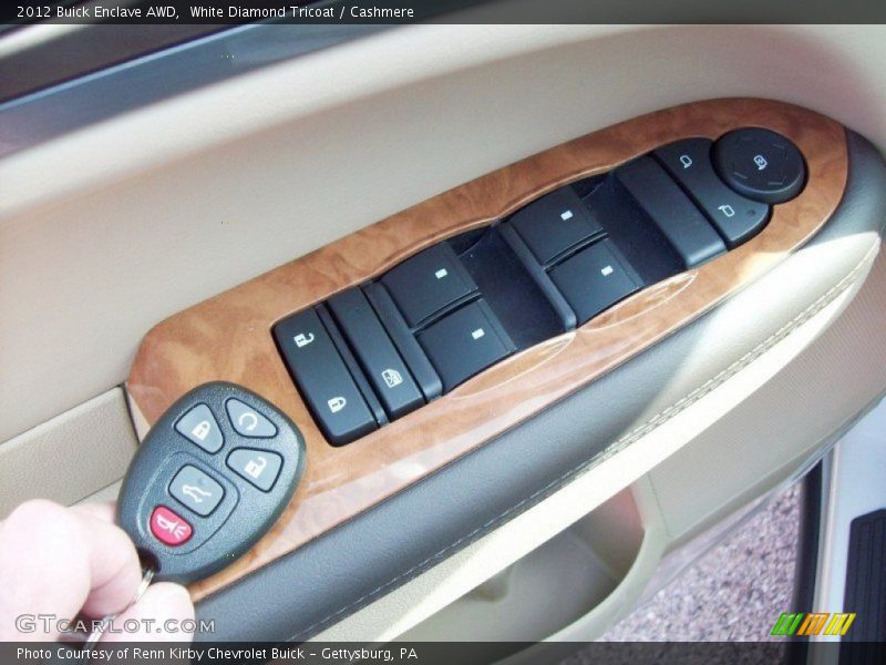 White Diamond Tricoat / Cashmere 2012 Buick Enclave AWD