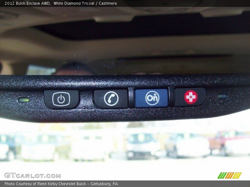 White Diamond Tricoat / Cashmere 2012 Buick Enclave AWD