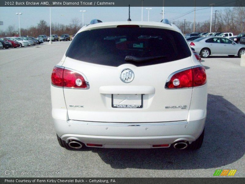 White Diamond Tricoat / Cashmere 2012 Buick Enclave AWD
