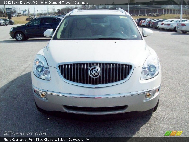 White Diamond Tricoat / Cashmere 2012 Buick Enclave AWD