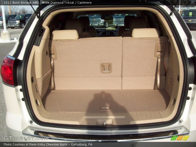 White Diamond Tricoat / Cashmere 2012 Buick Enclave AWD