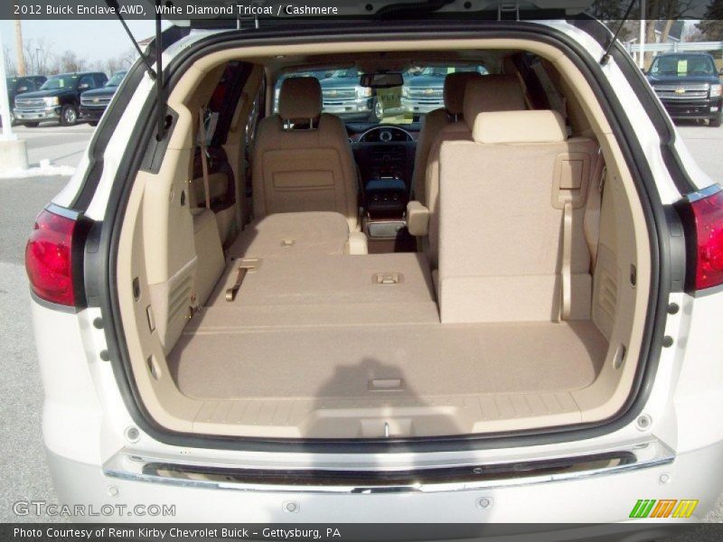White Diamond Tricoat / Cashmere 2012 Buick Enclave AWD