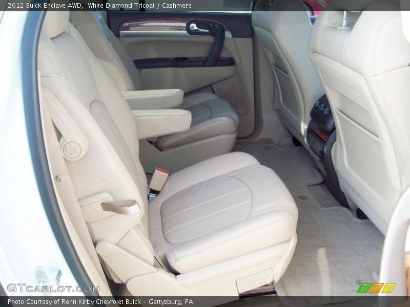 White Diamond Tricoat / Cashmere 2012 Buick Enclave AWD