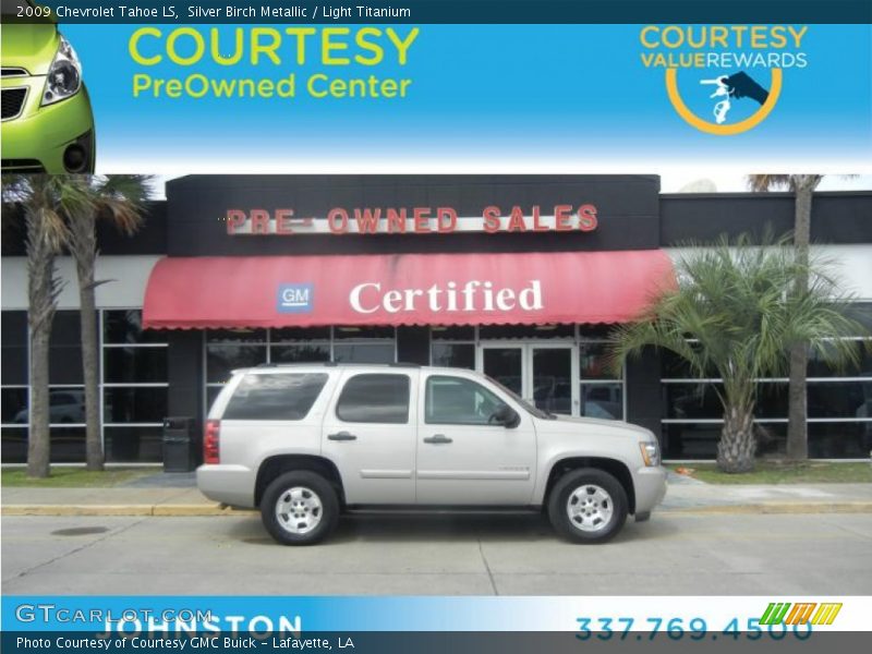 Silver Birch Metallic / Light Titanium 2009 Chevrolet Tahoe LS