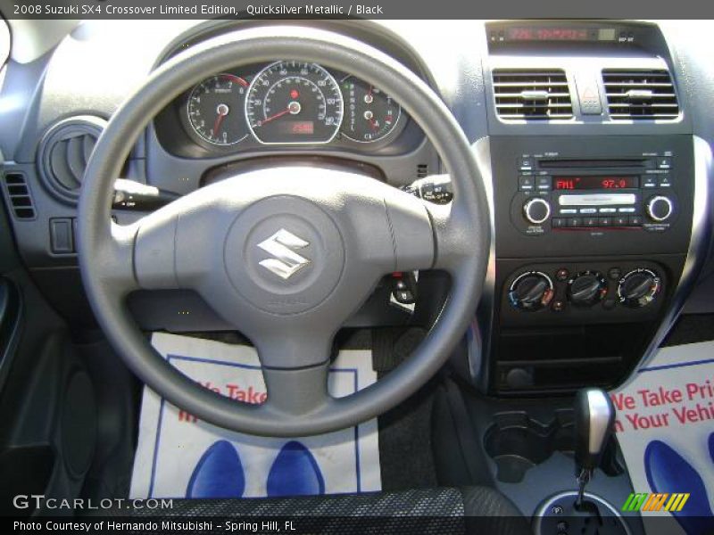 Quicksilver Metallic / Black 2008 Suzuki SX4 Crossover Limited Edition
