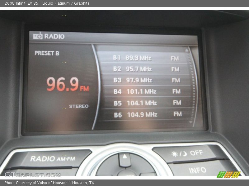 Liquid Platinum / Graphite 2008 Infiniti EX 35