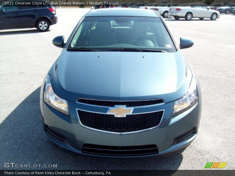Blue Granite Metallic / Medium Titanium 2012 Chevrolet Cruze LT