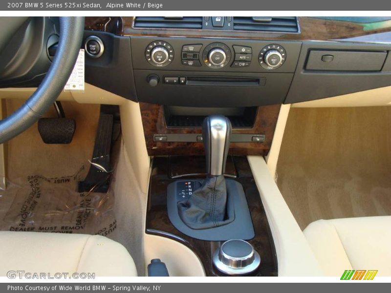 Alpine White / Beige 2007 BMW 5 Series 525xi Sedan