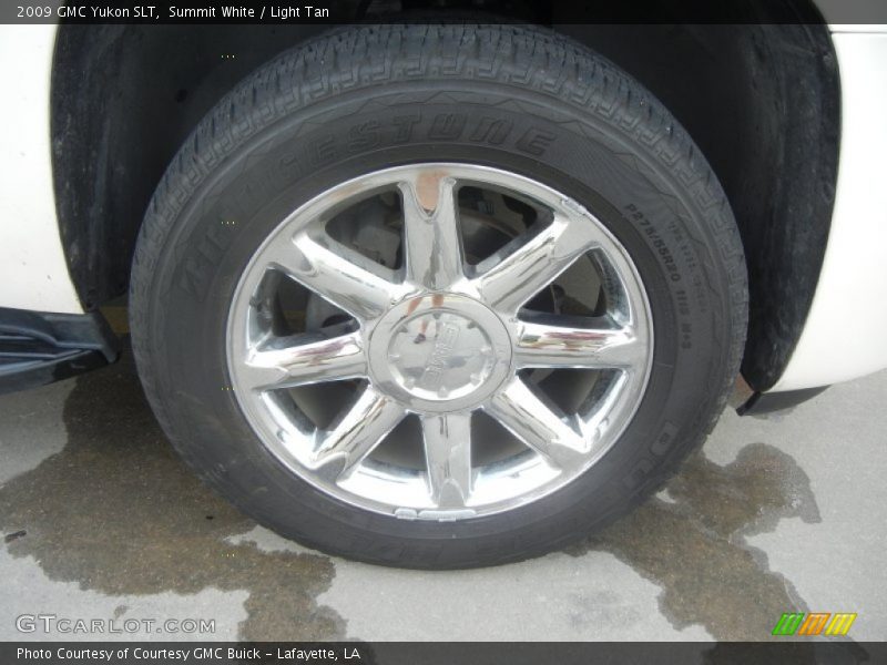 Summit White / Light Tan 2009 GMC Yukon SLT