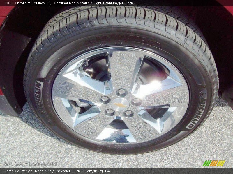 Cardinal Red Metallic / Light Titanium/Jet Black 2012 Chevrolet Equinox LT