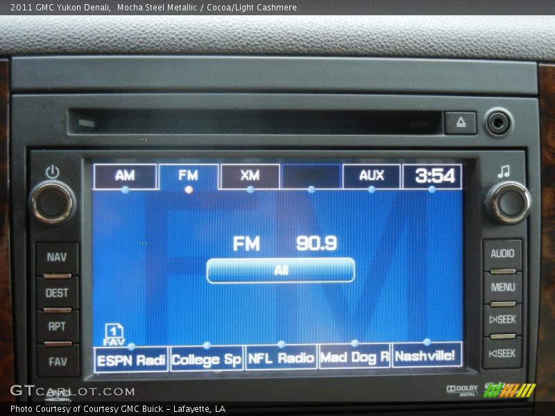 Mocha Steel Metallic / Cocoa/Light Cashmere 2011 GMC Yukon Denali