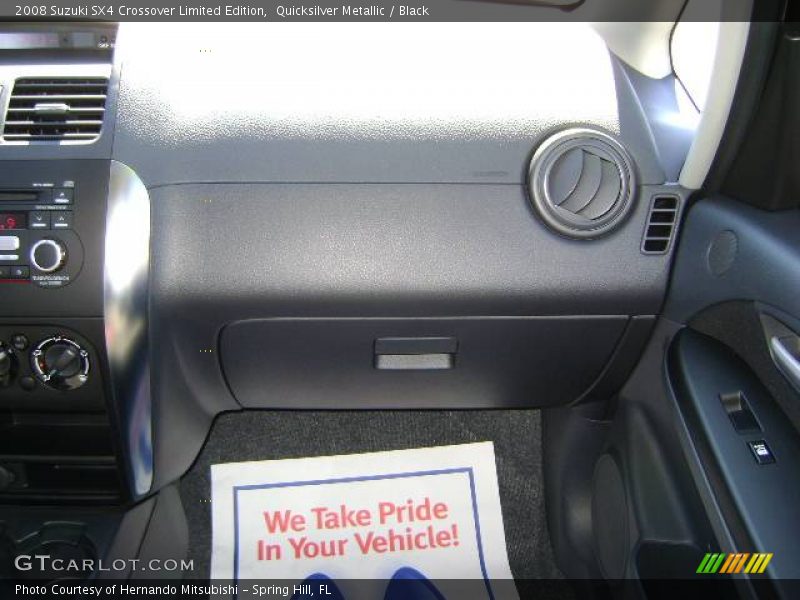 Quicksilver Metallic / Black 2008 Suzuki SX4 Crossover Limited Edition