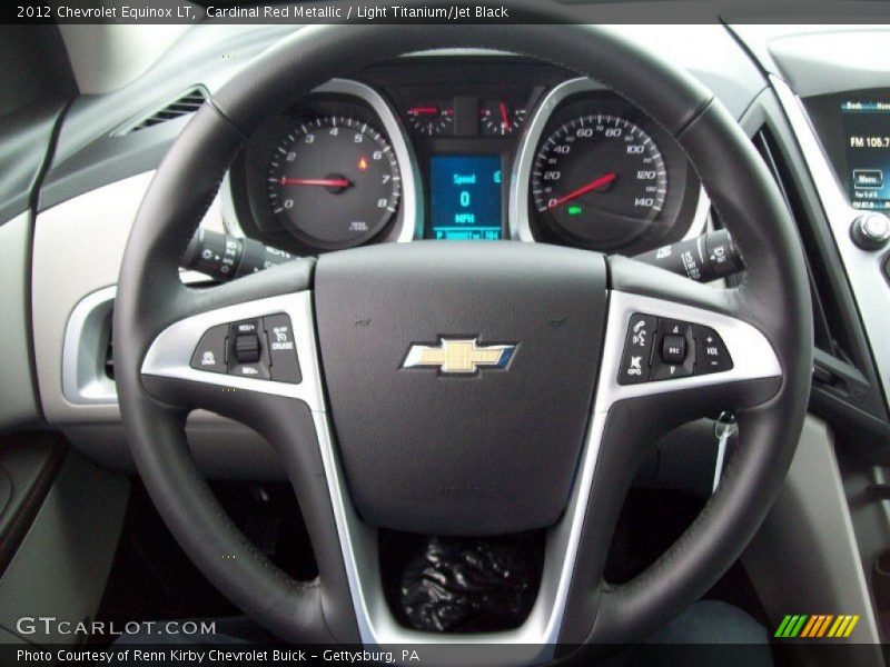 Cardinal Red Metallic / Light Titanium/Jet Black 2012 Chevrolet Equinox LT