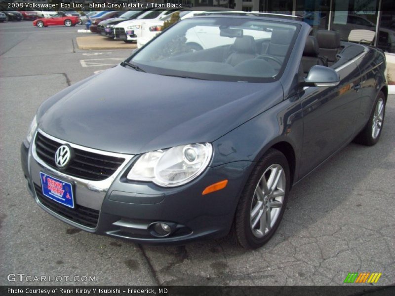 Island Grey Metallic / Titan Black 2008 Volkswagen Eos Lux