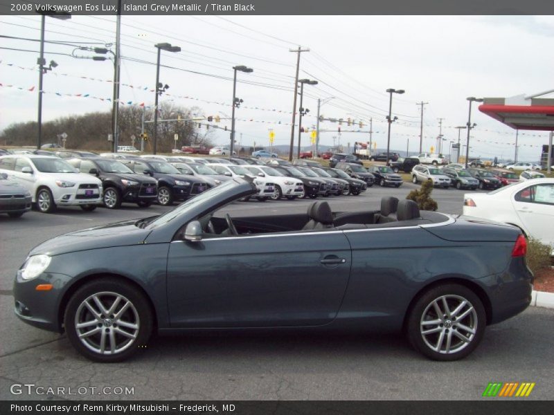 Island Grey Metallic / Titan Black 2008 Volkswagen Eos Lux