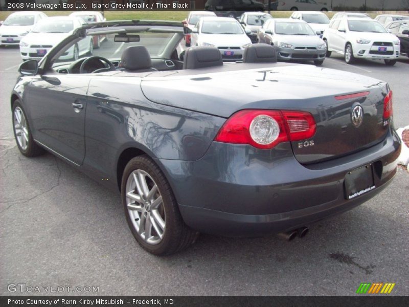 Island Grey Metallic / Titan Black 2008 Volkswagen Eos Lux