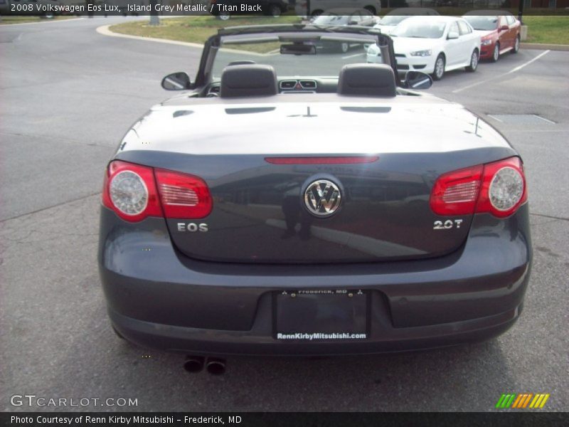 Island Grey Metallic / Titan Black 2008 Volkswagen Eos Lux