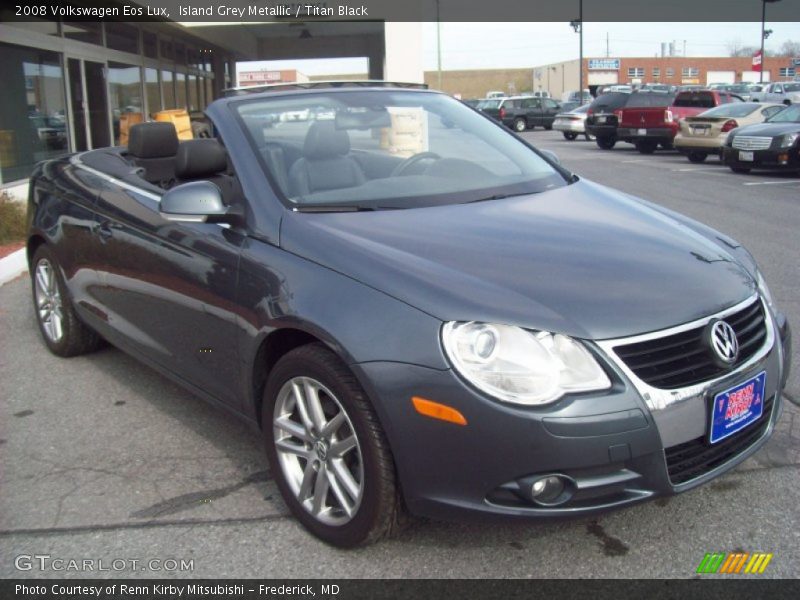 Island Grey Metallic / Titan Black 2008 Volkswagen Eos Lux