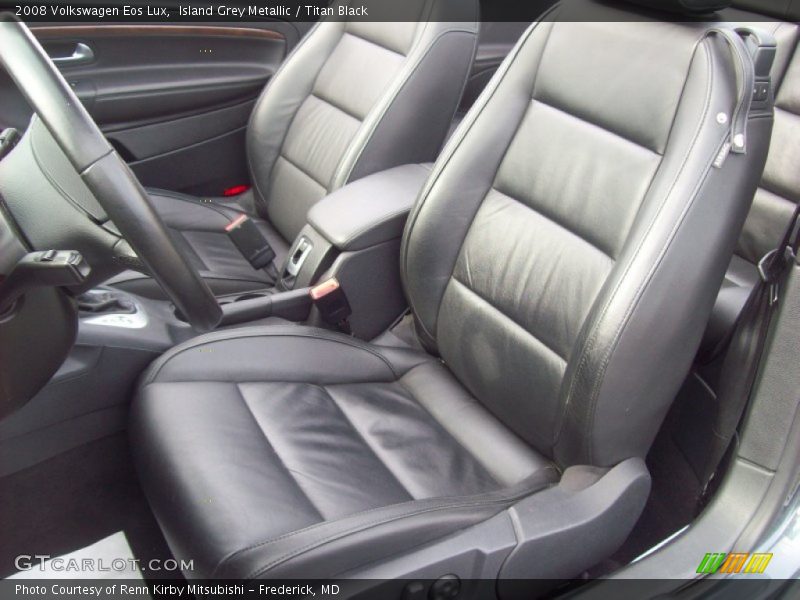 Island Grey Metallic / Titan Black 2008 Volkswagen Eos Lux
