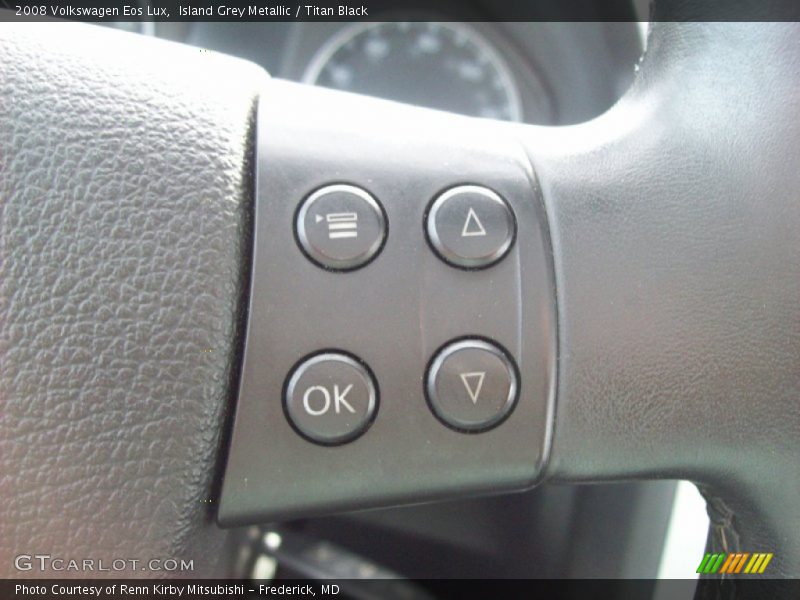 Island Grey Metallic / Titan Black 2008 Volkswagen Eos Lux