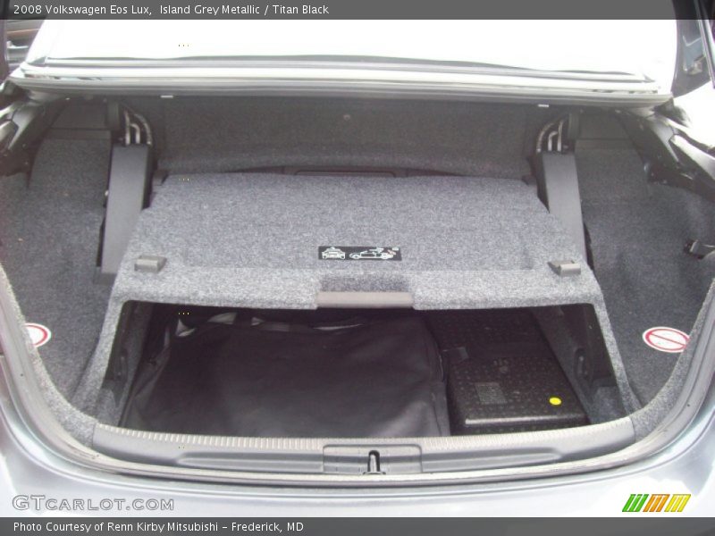 Island Grey Metallic / Titan Black 2008 Volkswagen Eos Lux