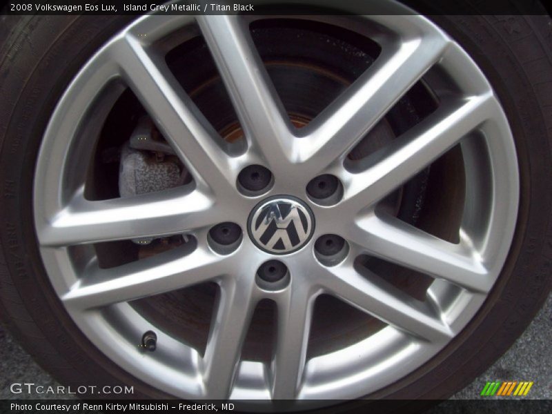 Island Grey Metallic / Titan Black 2008 Volkswagen Eos Lux