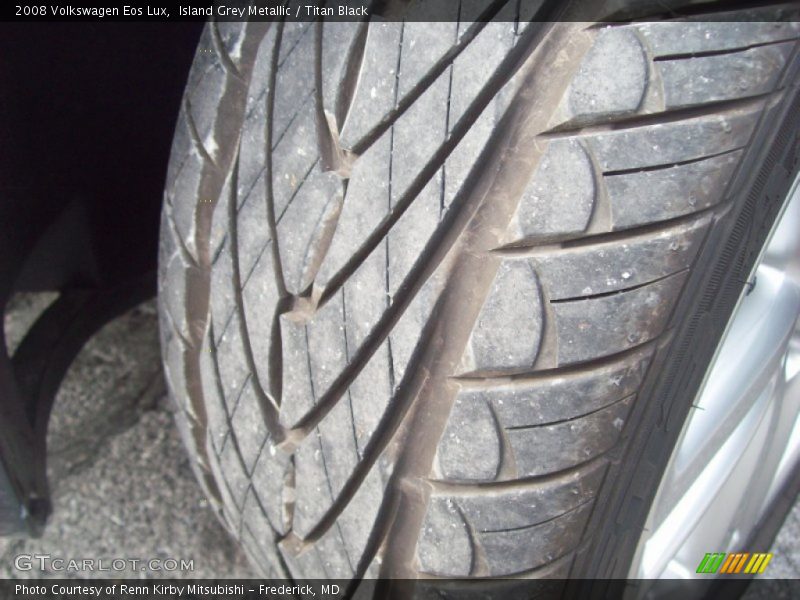Island Grey Metallic / Titan Black 2008 Volkswagen Eos Lux
