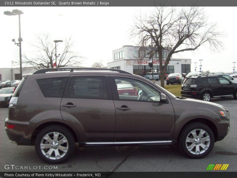 Quartz Brown Metallic / Beige 2012 Mitsubishi Outlander SE