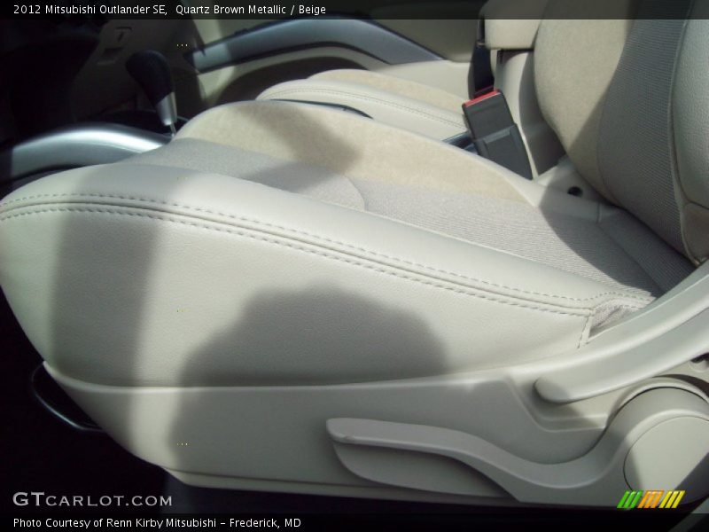 Quartz Brown Metallic / Beige 2012 Mitsubishi Outlander SE